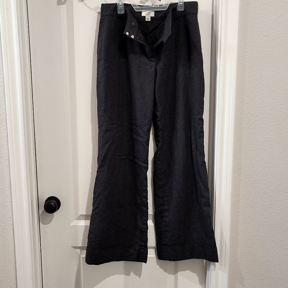 Ann Taylor "julie" wide legged pants size 8